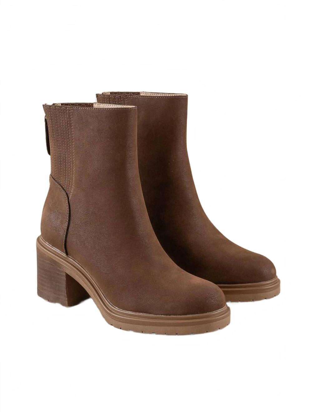 NEW OASIS SOCIETY women's megan lug chelsea boot in coffee